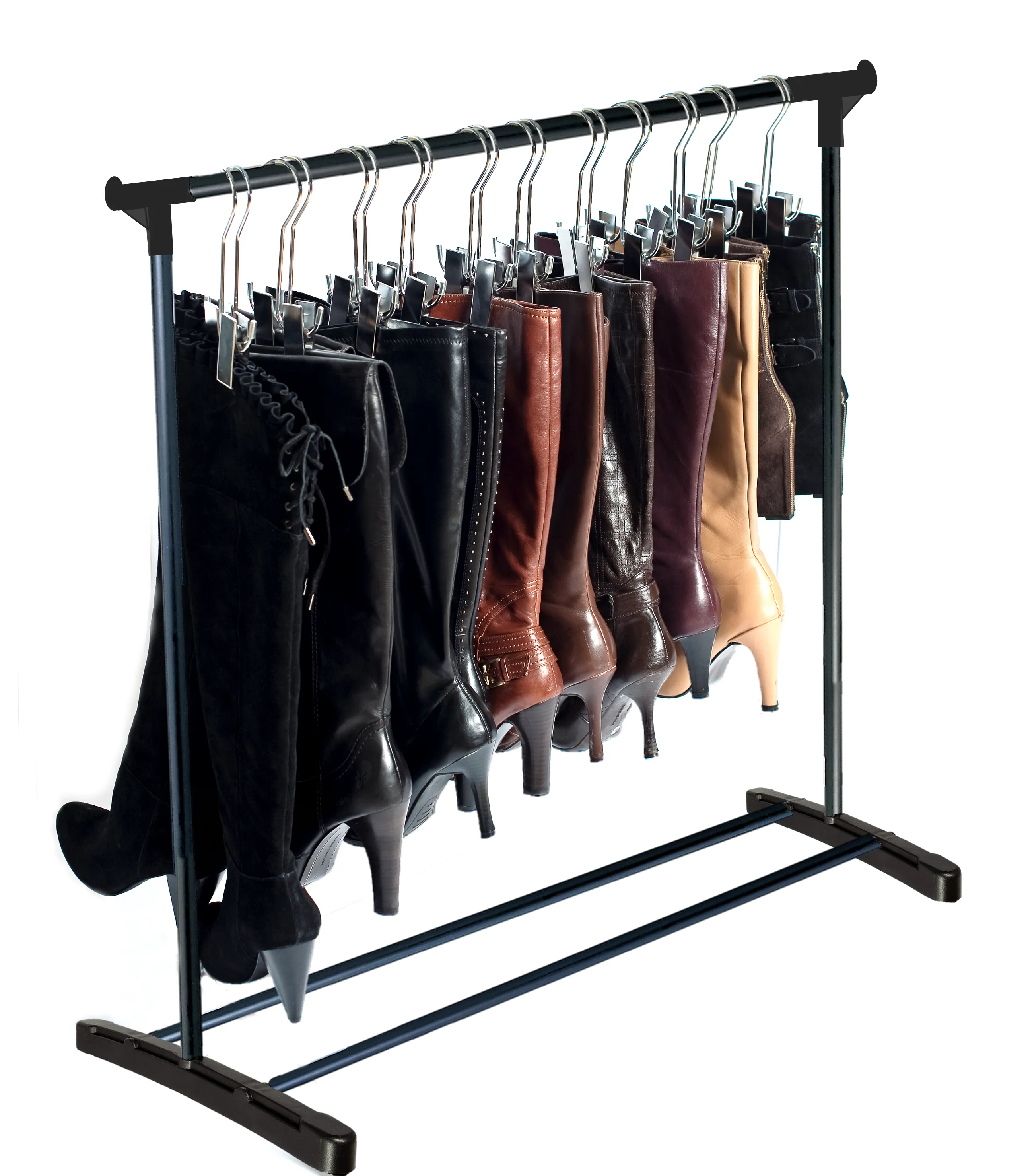 The Boot Rack™ (White Rack   6 Boot Hangers) - Amazon's Choice