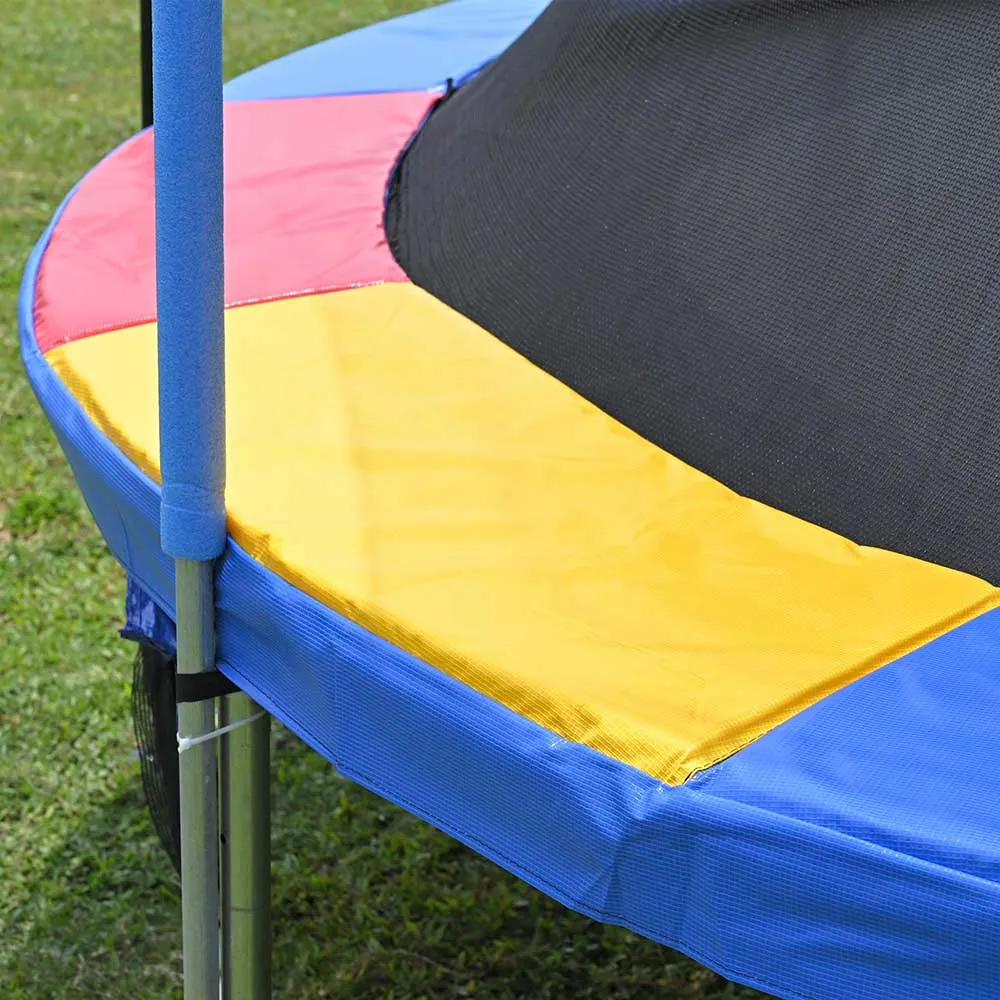 TheLAShop 13 ft Trampoline Pad Replacement Spring Cover Rainbow