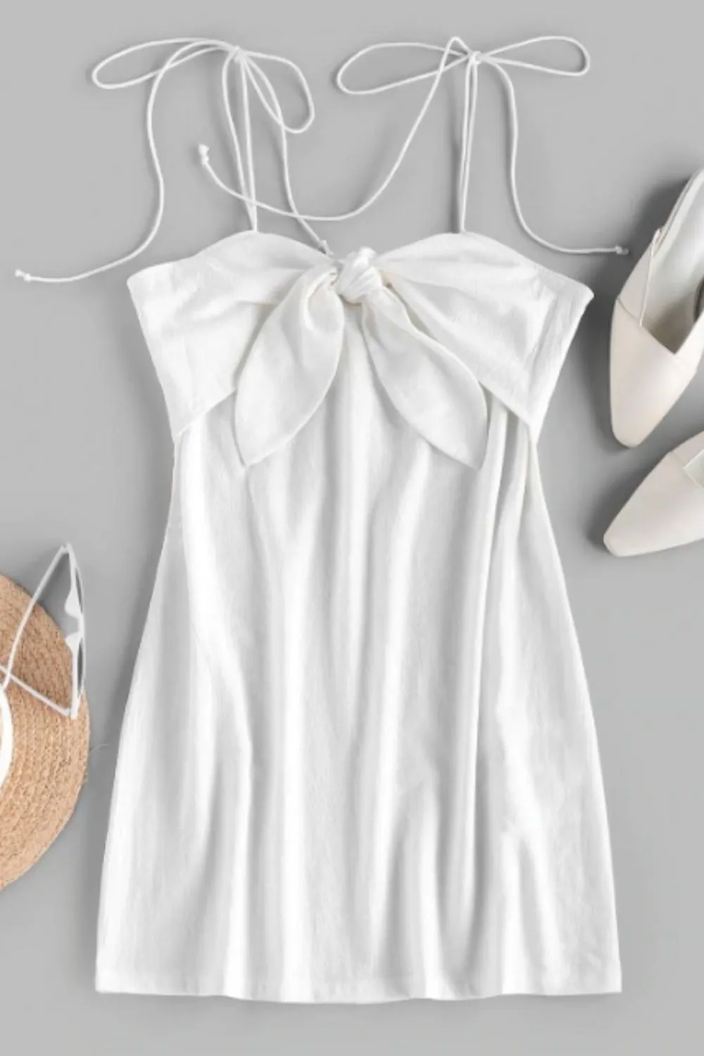 Tie Shoulder Cami Dress