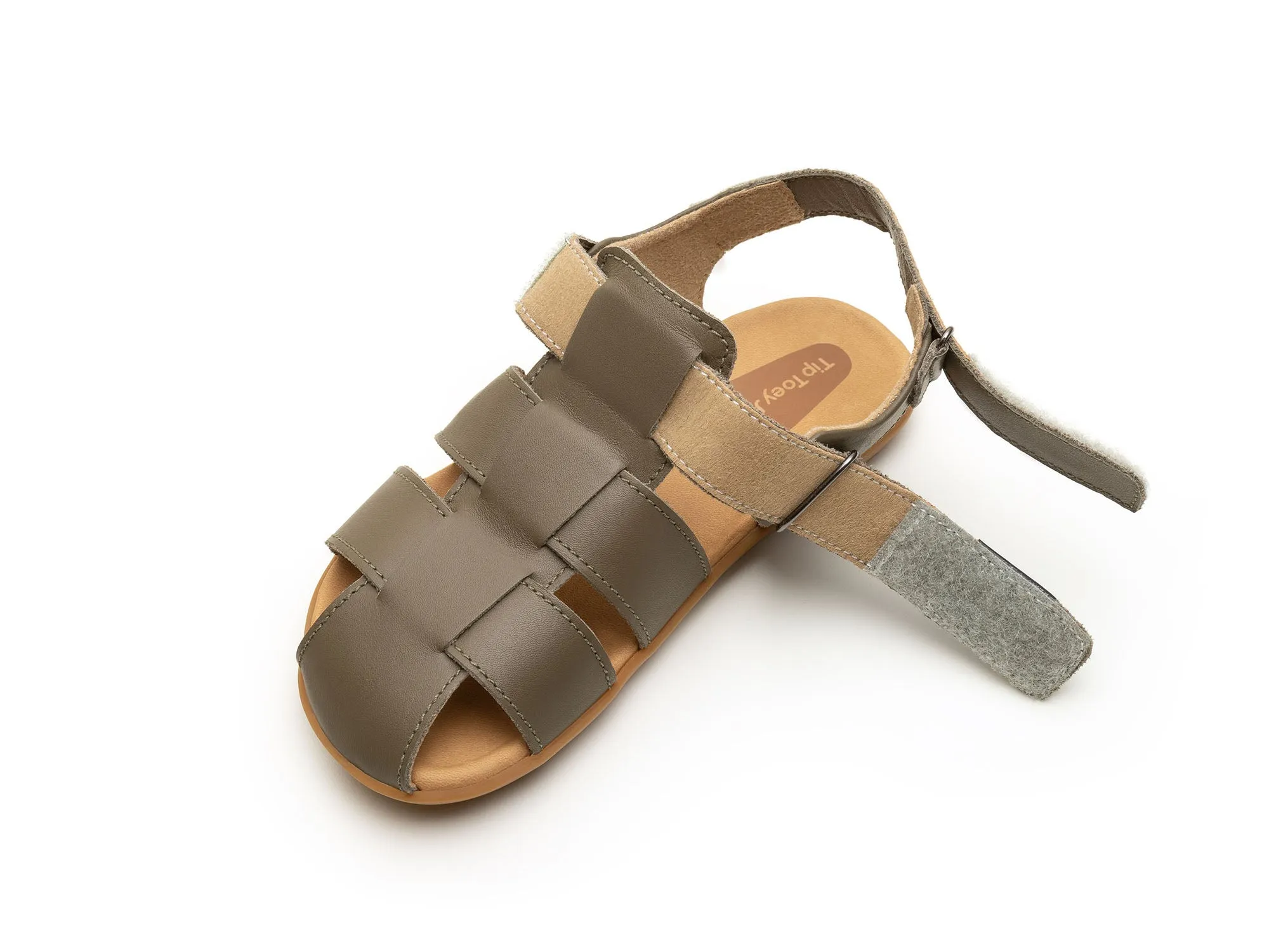 Tip Toey Joey KIDS SANDALS SAND - MINERAL GREEN