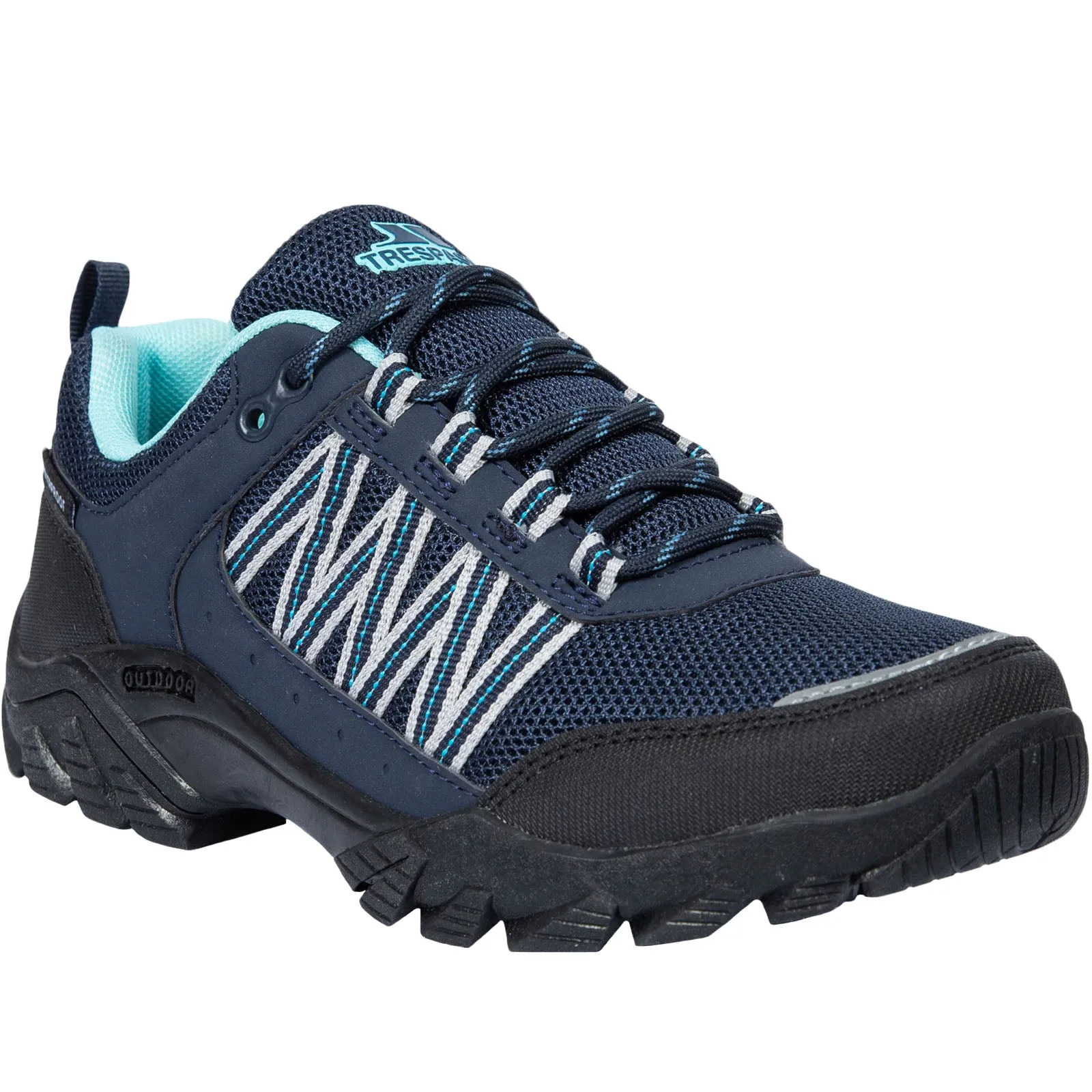 Trespass Womens Aoife Waterproof Low Rise Walking Shoes - Navy