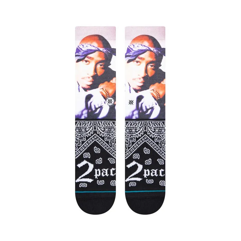 Tupac X Stance Makaveli Crew Socks