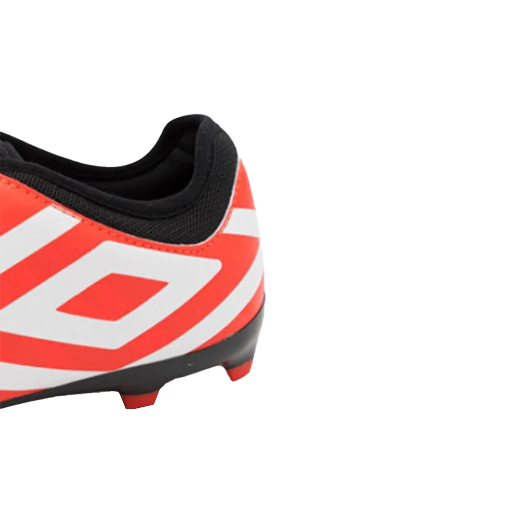 Umbro Velocita Vi Club Fg Junior Football Studded Boots Cherrytomato/ White/ Black - 81692U-Kqf