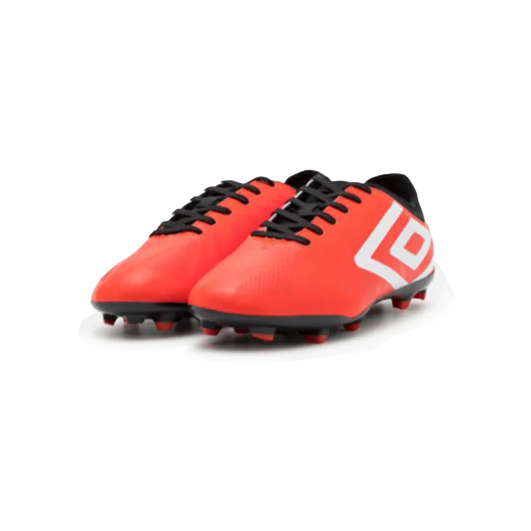 Umbro Velocita Vi Club Fg Junior Football Studded Boots Cherrytomato/ White/ Black - 81692U-Kqf