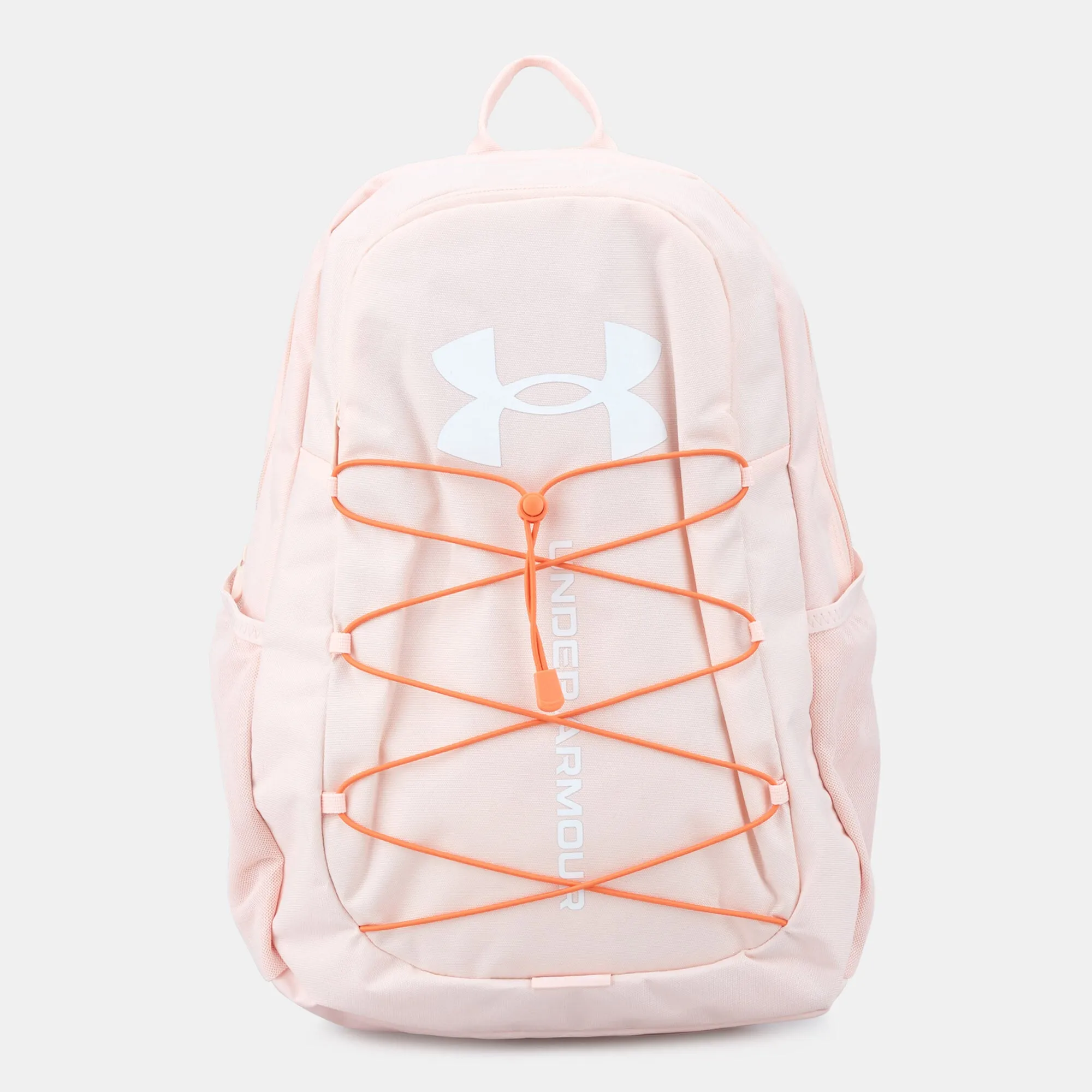 Under Armour Hustle Sport Backpack, OSFA Orange Dream / Sunset Boulevard / White UA1364181-805