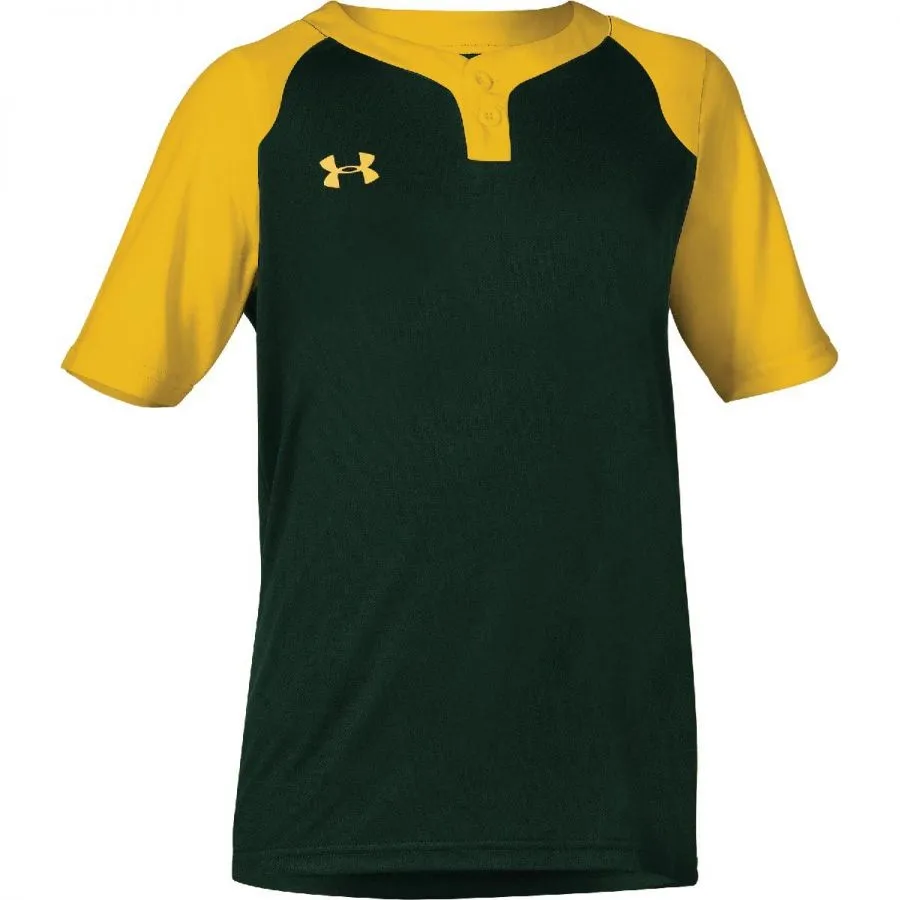 Under Armour Mens Next 2-Button Baseball Jersey