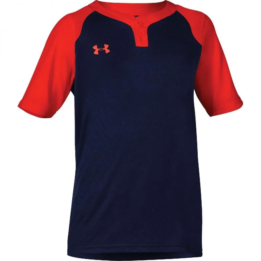 Under Armour Youth Next 2-Button Baseball Jersey