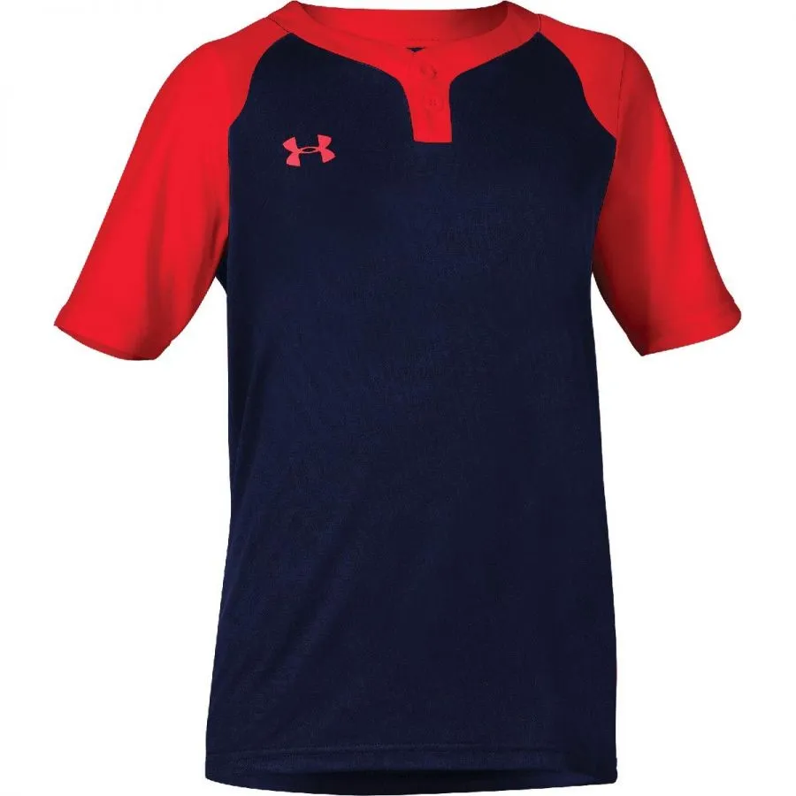 Under Armour Youth Next 2-Button Baseball Jersey