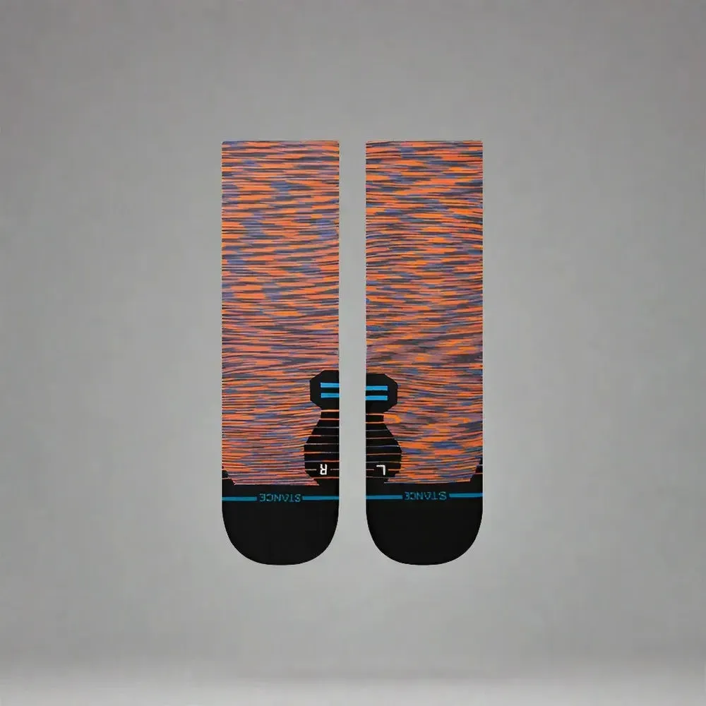 Unisex Cautionary Crew Socks - Spacedust