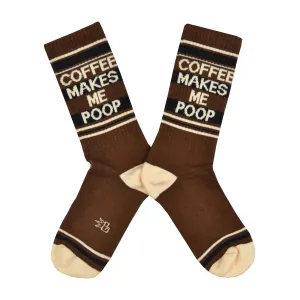 Unisex Coffee Makes Me Poop Socks