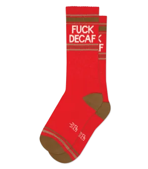 Unisex Fuck Decaf Socks