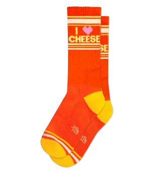 Unisex I Heart Cheese Socks