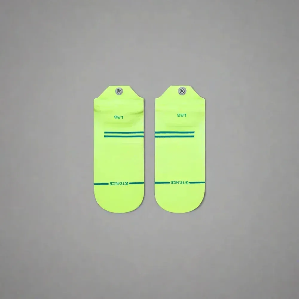 Unisex Run Light Tab Socks - Volt