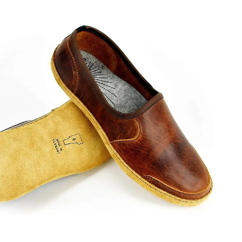 Vermont House Shoes: Loafer - Tobacco