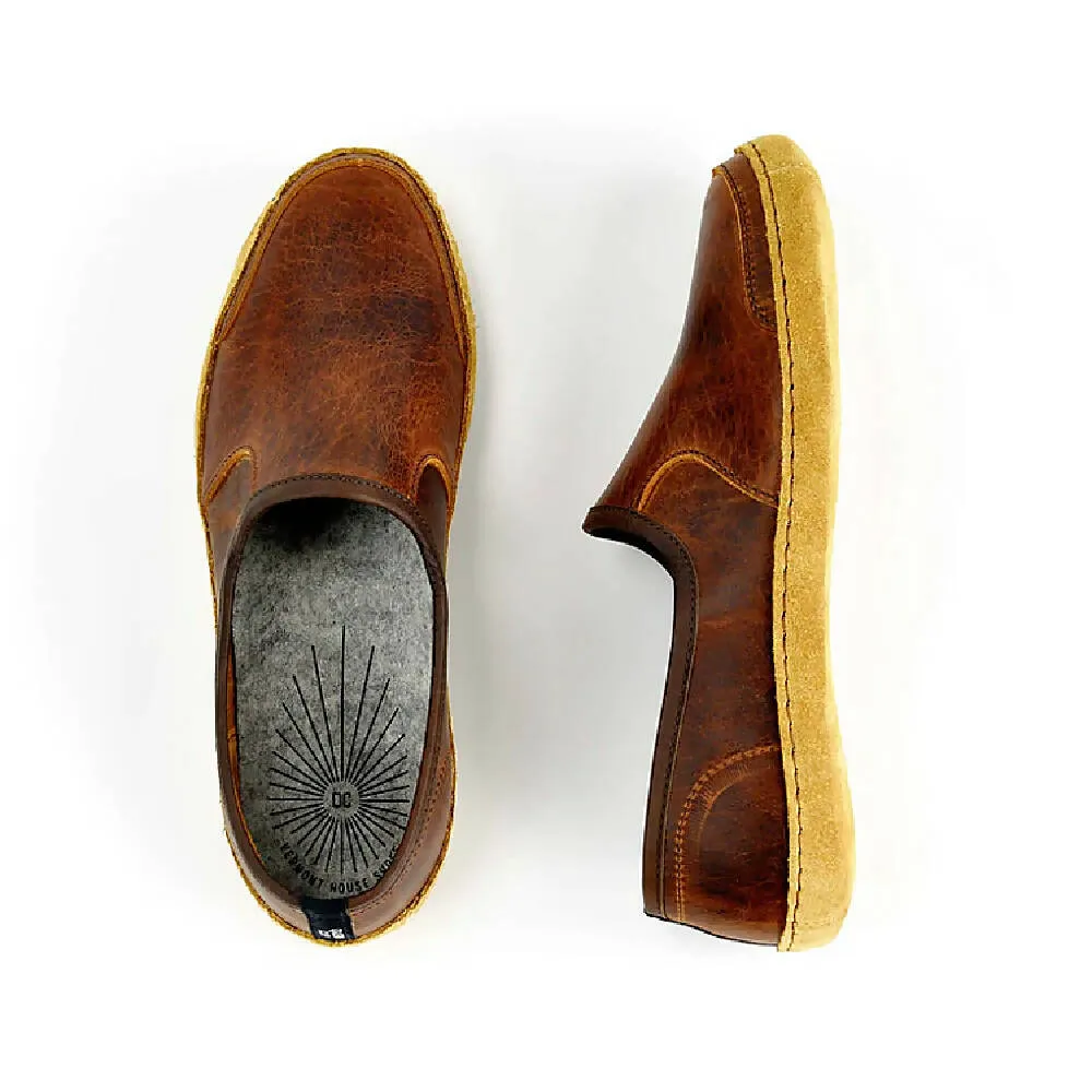 Vermont House Shoes: Loafer - Tobacco