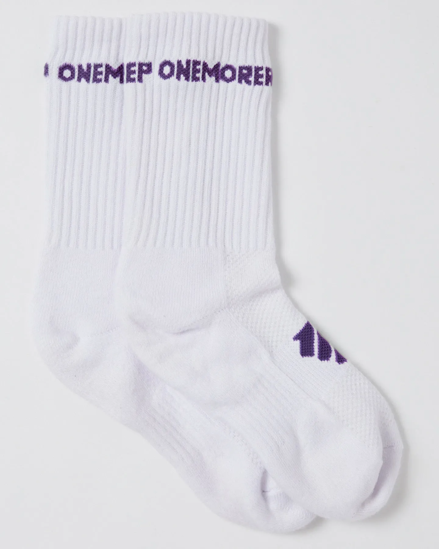 Violet Crew Socks