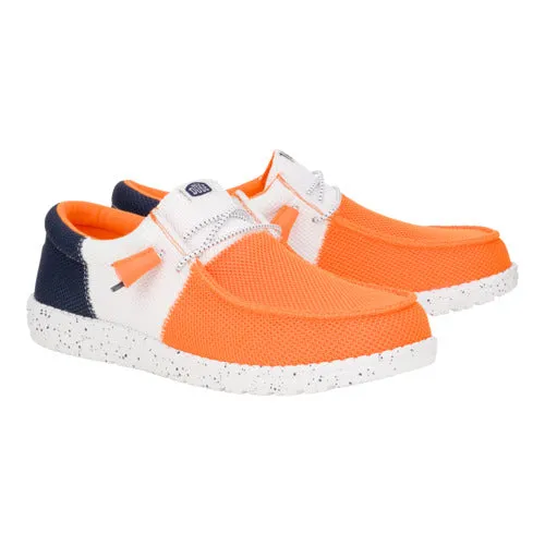 Wally Tri Varsity Mesh - Orange/White