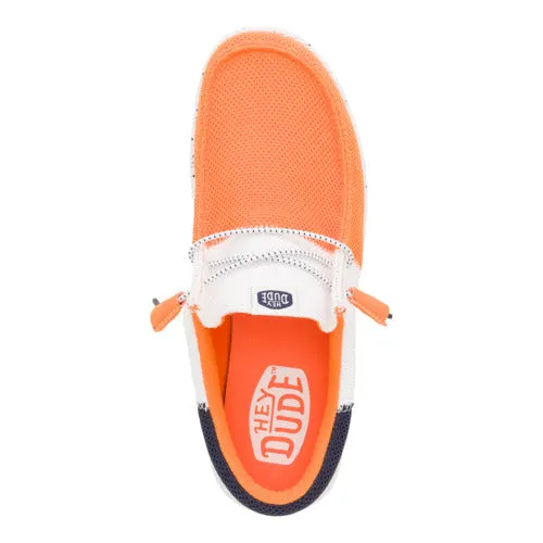 Wally Tri Varsity Mesh - Orange/White