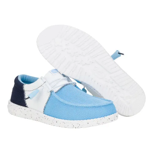 Wally Tri Varsity Mesh - Sky/White