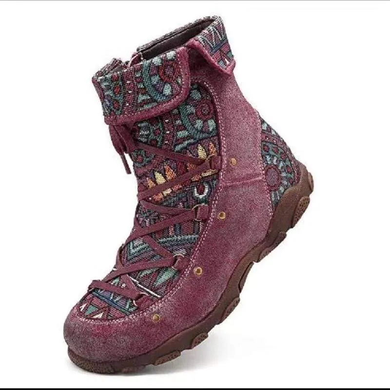 Willow Boho Hippie Sneaker Boots