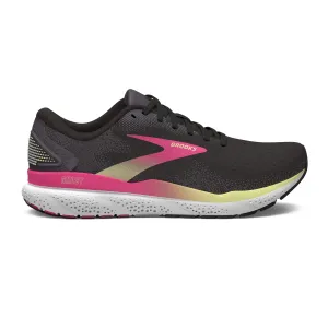 Women's Brooks Ghost 16 - AW24 - Black/Pink/Yellow