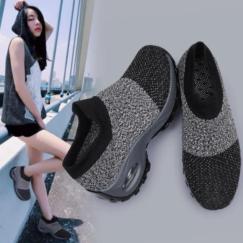 Women's Casual Shoes Flat Breathable Light Stylish Tennis Loafers