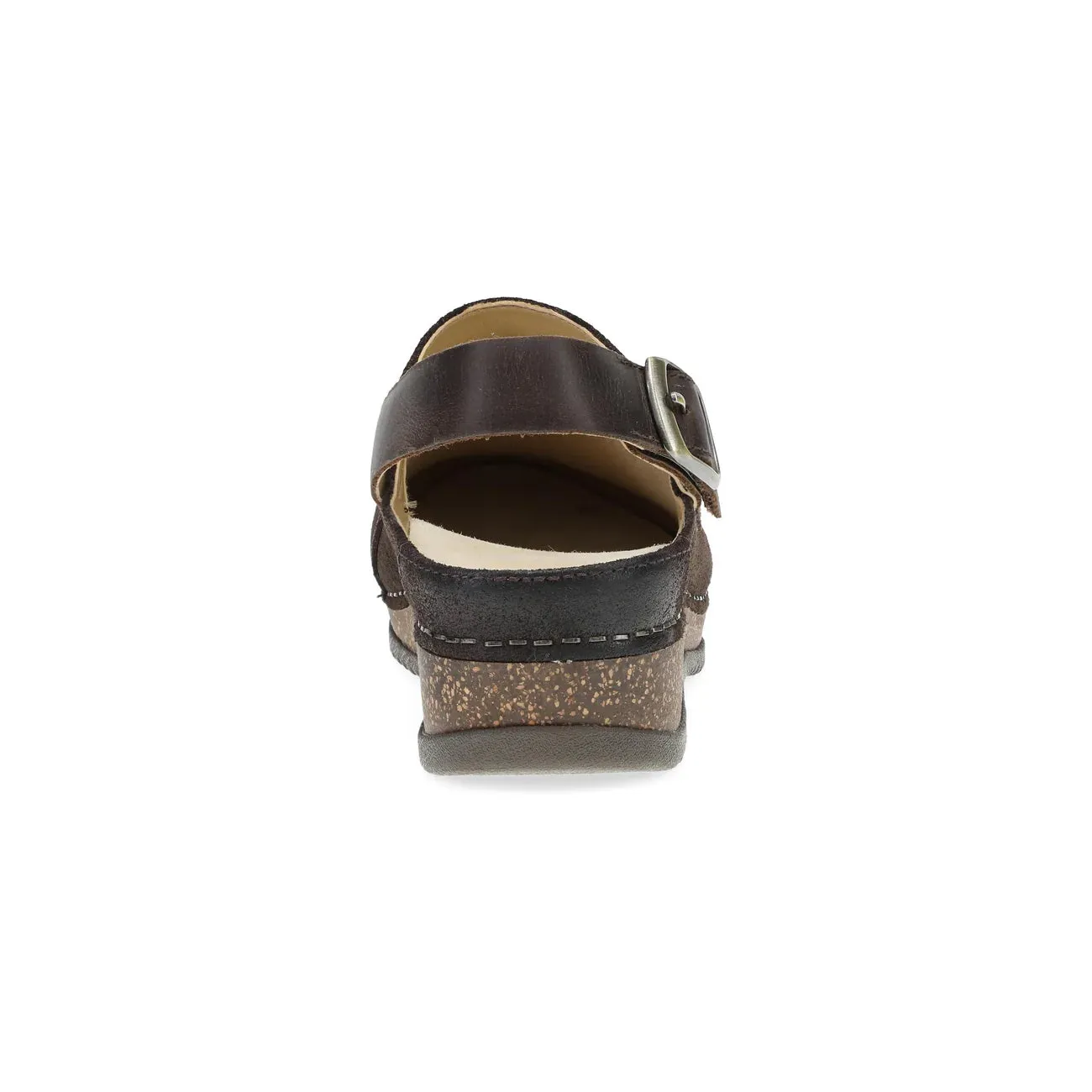 Women's Dansko Merrin Mule Color: Chocolate Burnished Suede