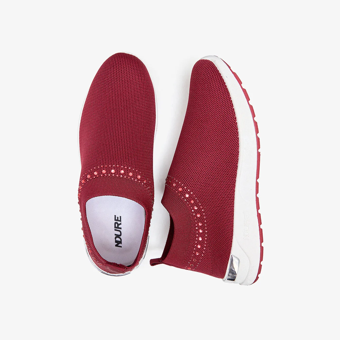 Women's Embellished Slip-Ons