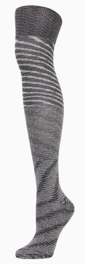 Women's Over the Knee Wild Side Socks -Black