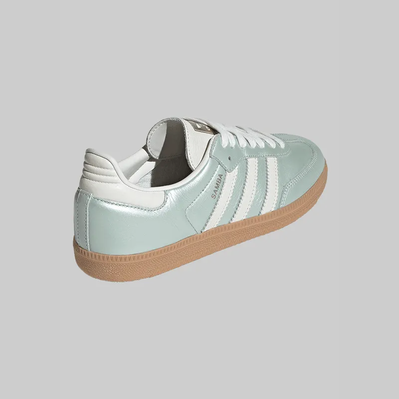 Women's Samba OG - Linen Green Metallic