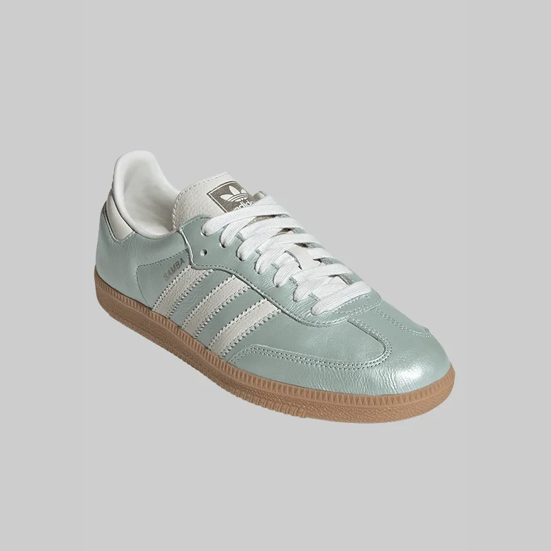 Women's Samba OG - Linen Green Metallic