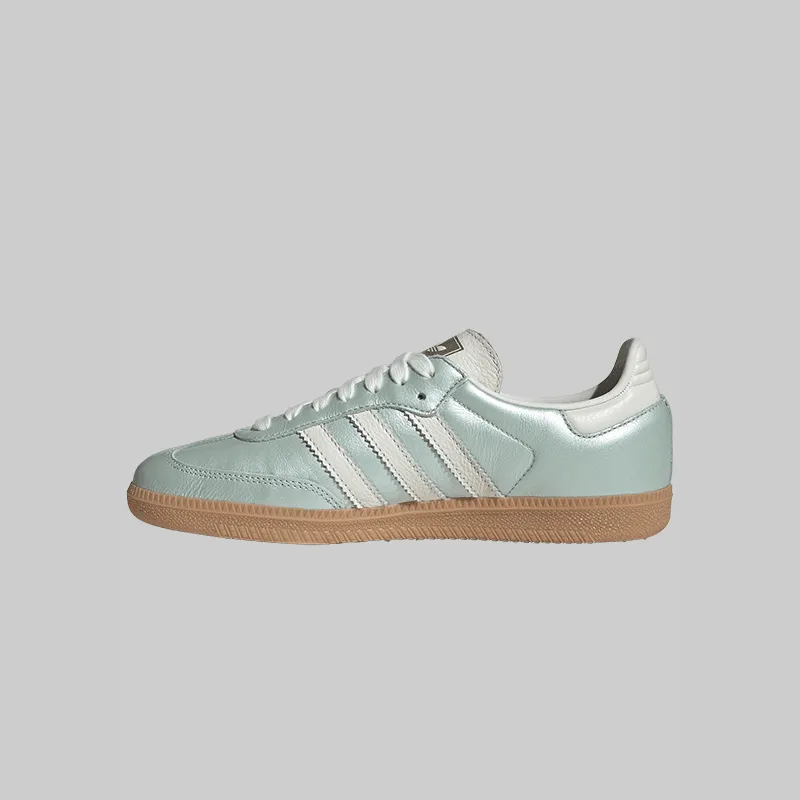 Women's Samba OG - Linen Green Metallic