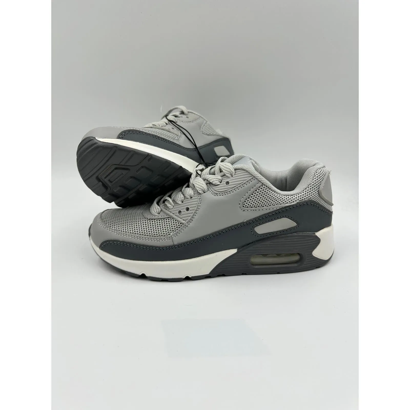 Women's Size 5.5, Gray Sneaker with Air Sole for Ultimate Support