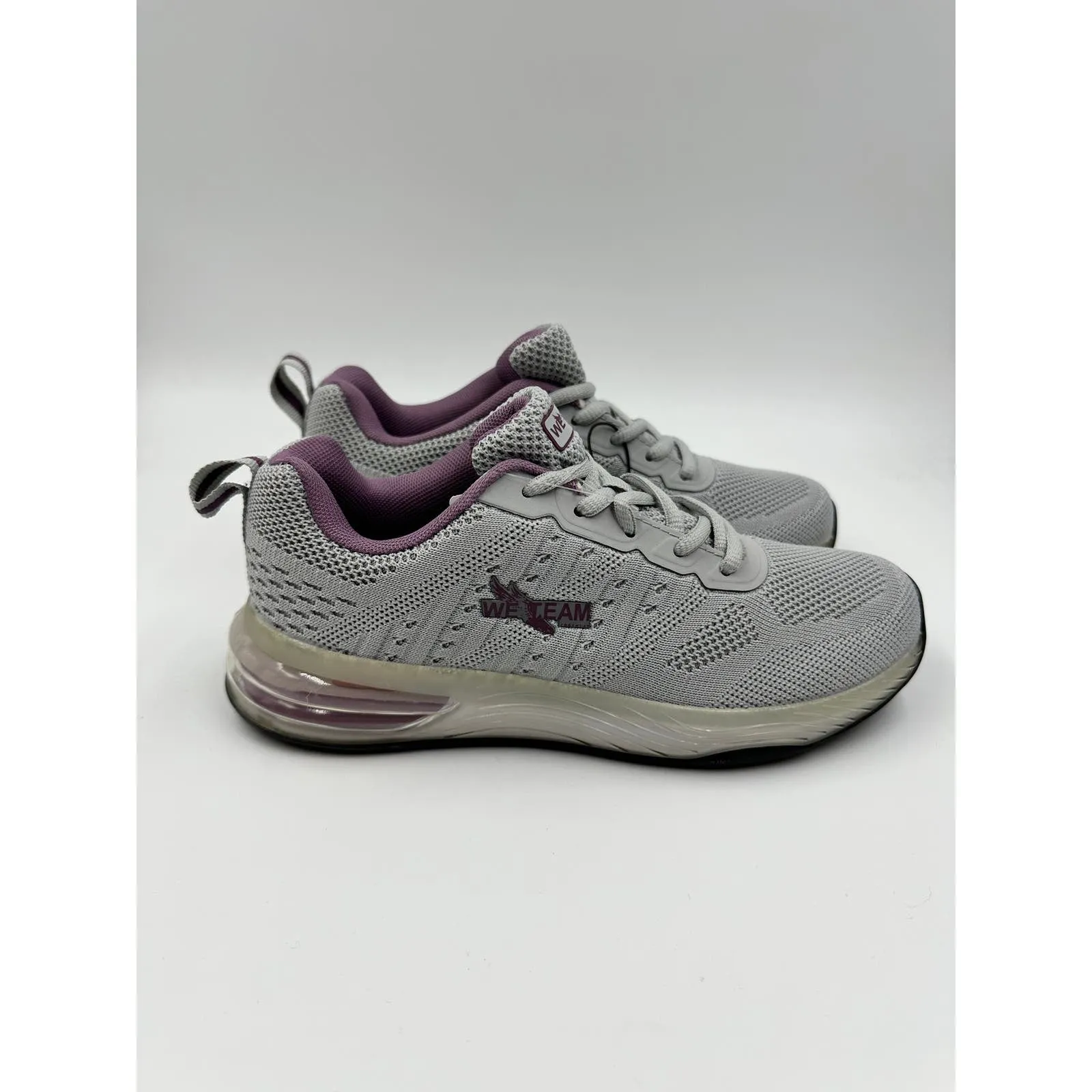 Women's Size 5.5, Purple Running Sneakers with Air Heel Design