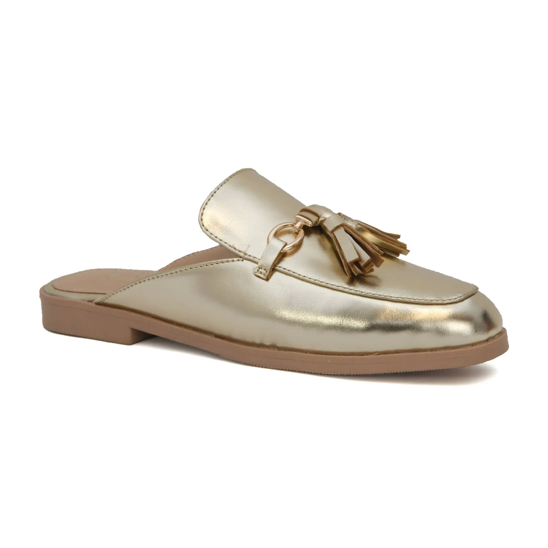 YOKI  Women's Basic Tassled Mules flats