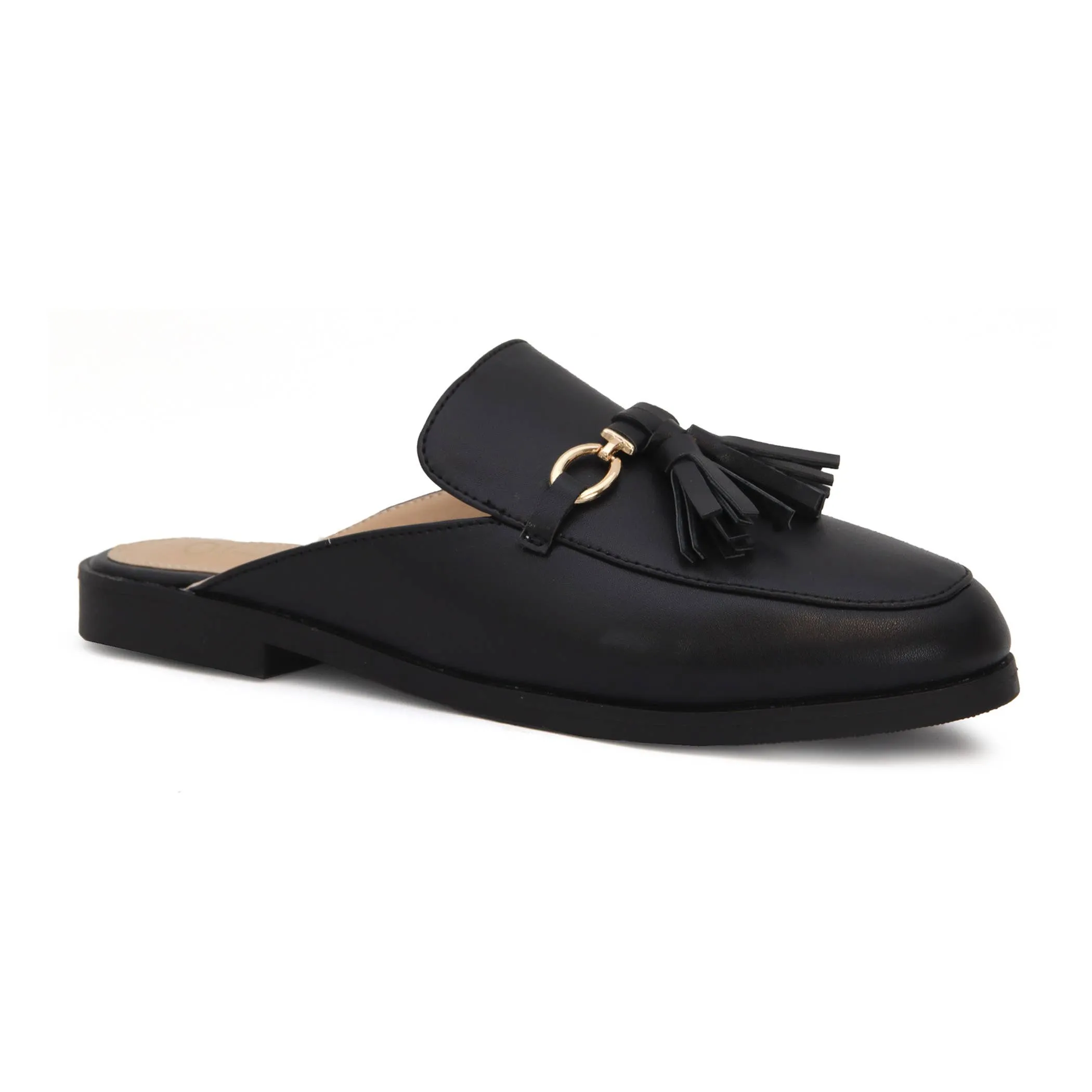 YOKI  Women's Basic Tassled Mules flats