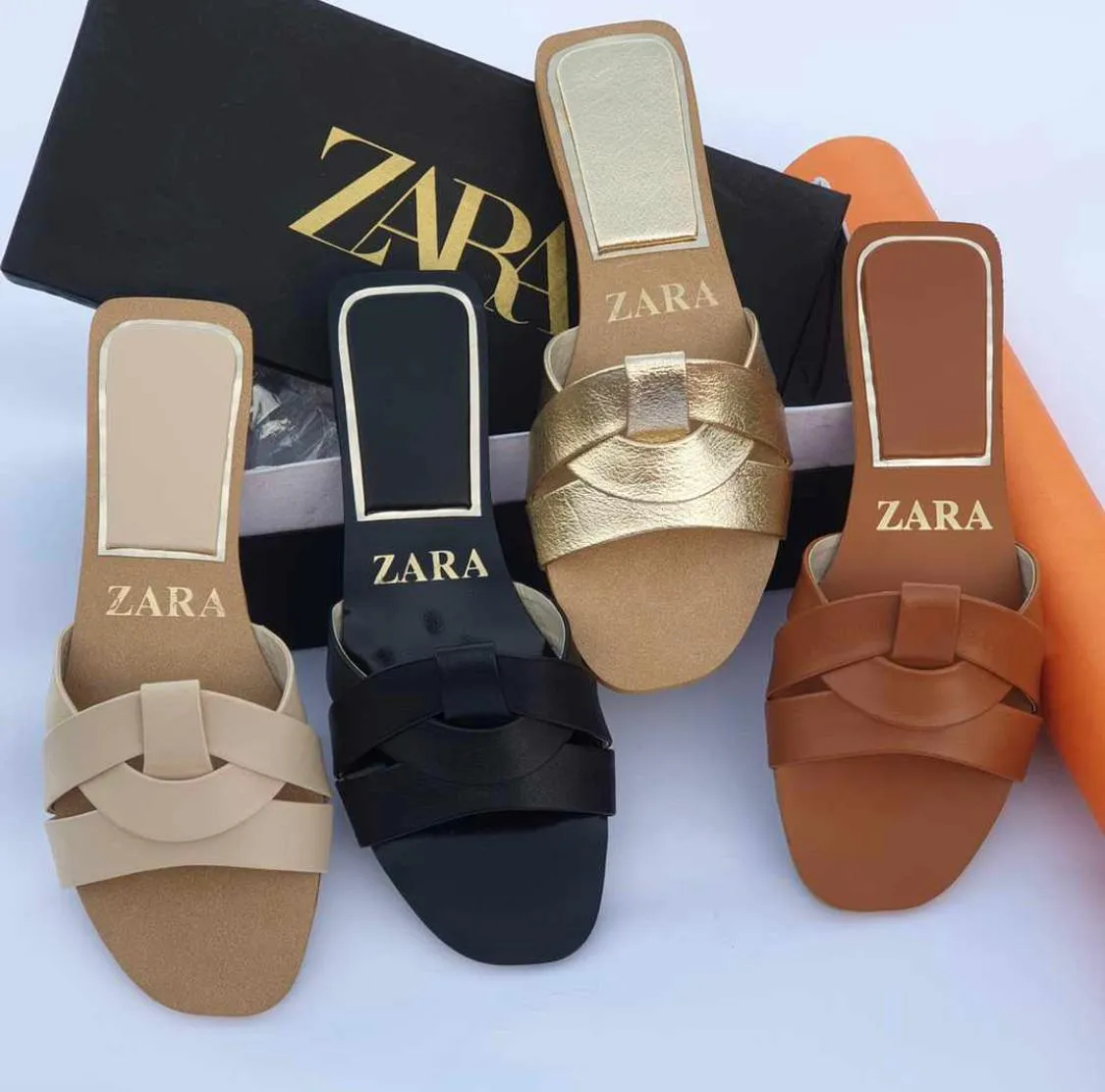 ZARA BASIC BEACH FLAT