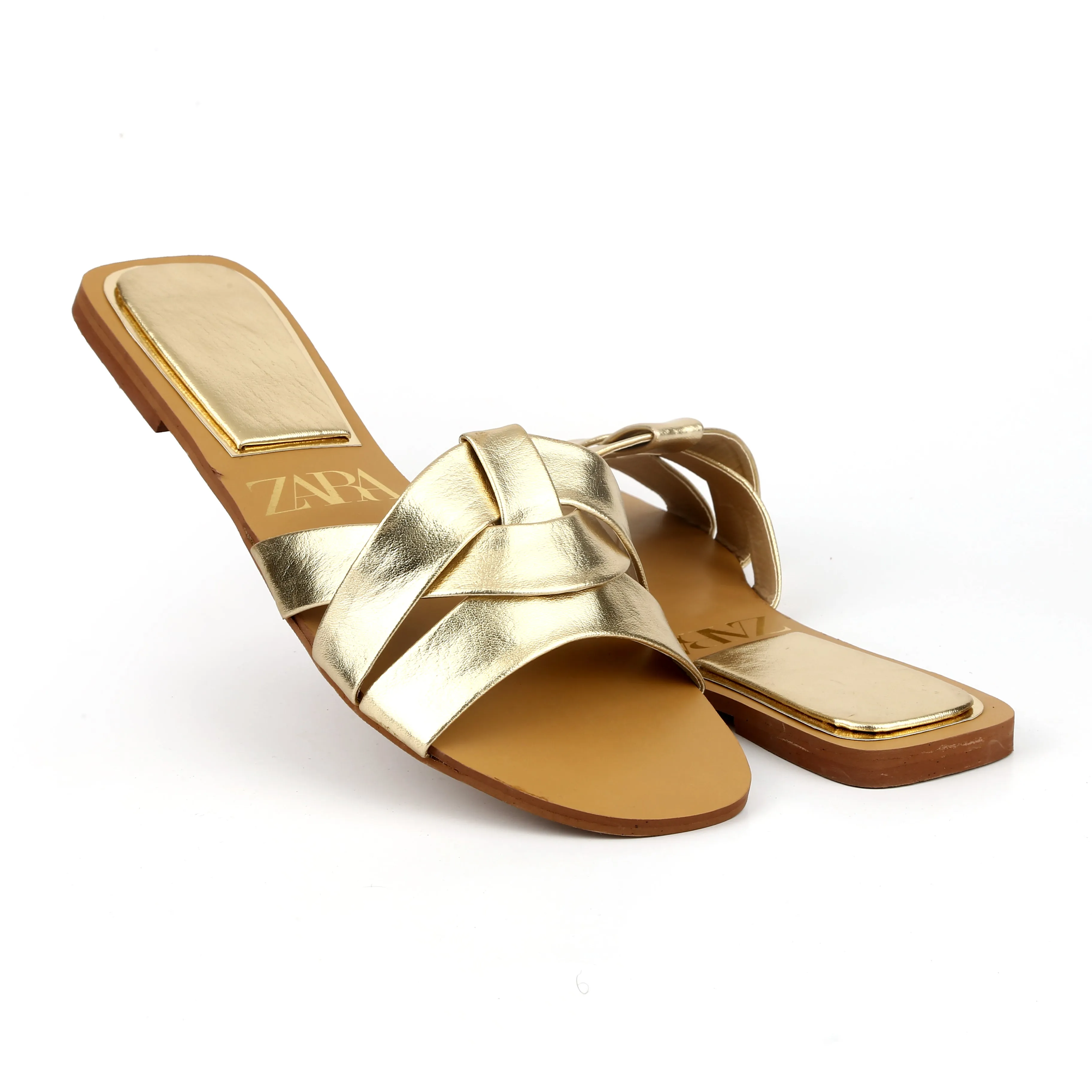 ZARA BASIC GOLD FLAT